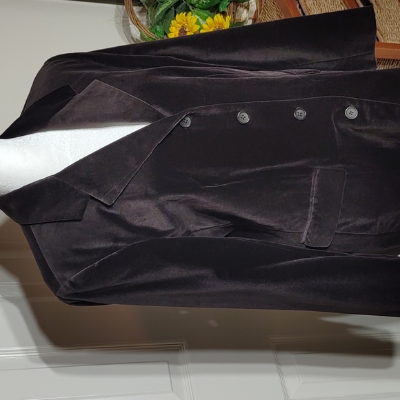 HAROLD'S Vintage Brown Velvet Blazer - Picture 2 of 13